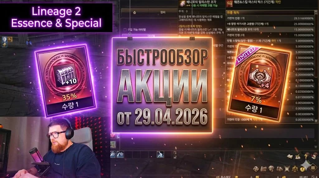 БЫСТРООБЗОР акции в Корее от 29.04.2026